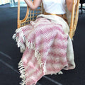 Boho Comfort Throws - Ruby Two Tone